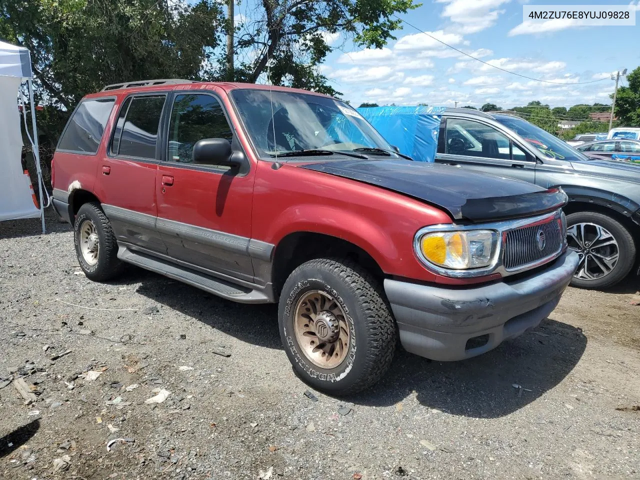 2000 Mercury Mountaineer VIN: 4M2ZU76E8YUJ09828 Lot: 62706994