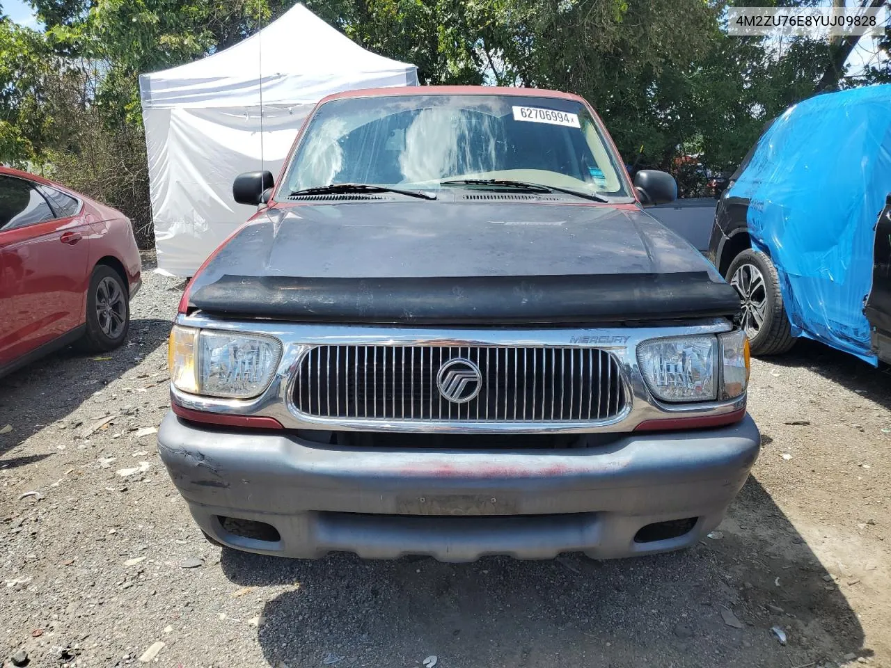 2000 Mercury Mountaineer VIN: 4M2ZU76E8YUJ09828 Lot: 62706994