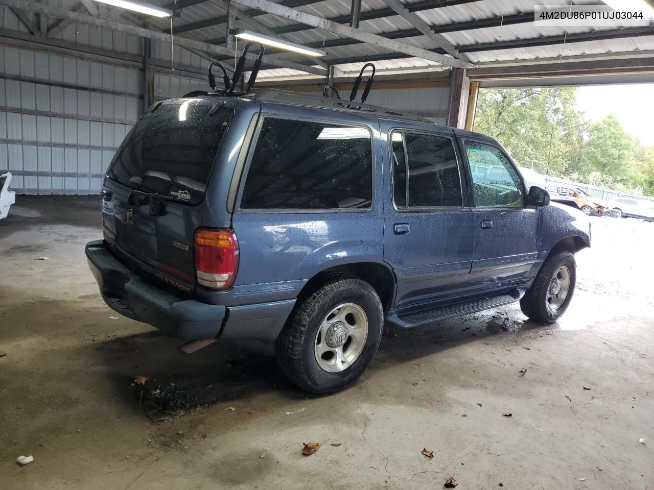 2001 Mercury Mountaineer VIN: 4M2DU86P01UJ03044 Lot: 73400314