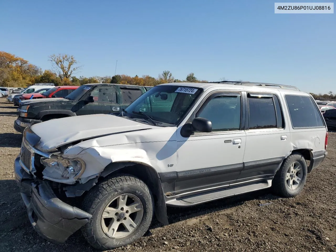 2001 Mercury Mountaineer VIN: 4M2ZU86P01UJ08816 Lot: 76715724