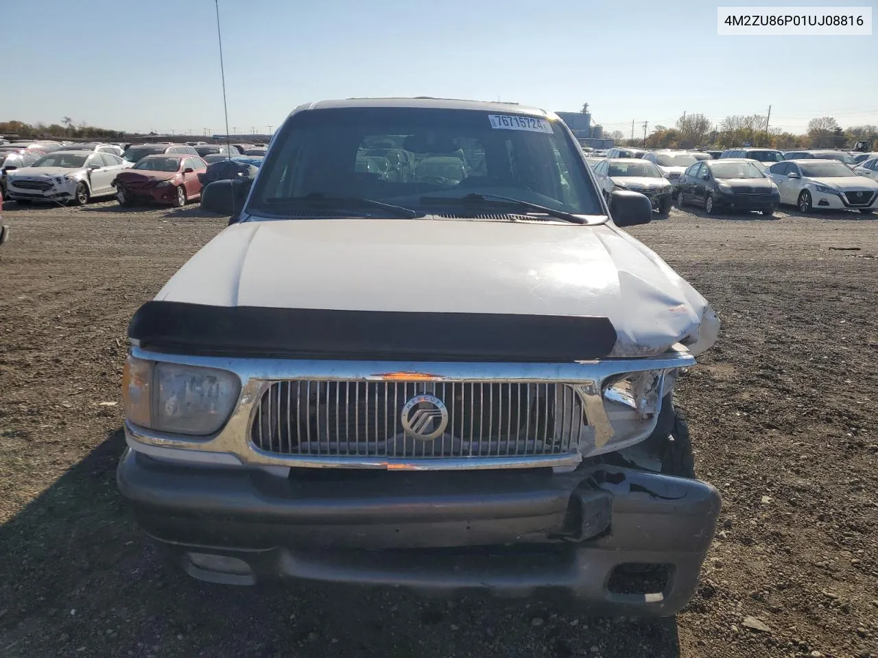 2001 Mercury Mountaineer VIN: 4M2ZU86P01UJ08816 Lot: 76715724