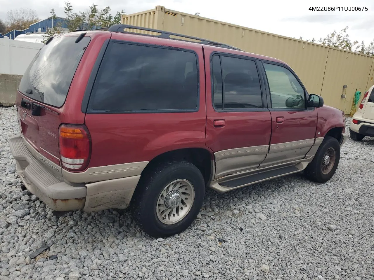 2001 Mercury Mountaineer VIN: 4M2ZU86P11UJ00675 Lot: 78662034