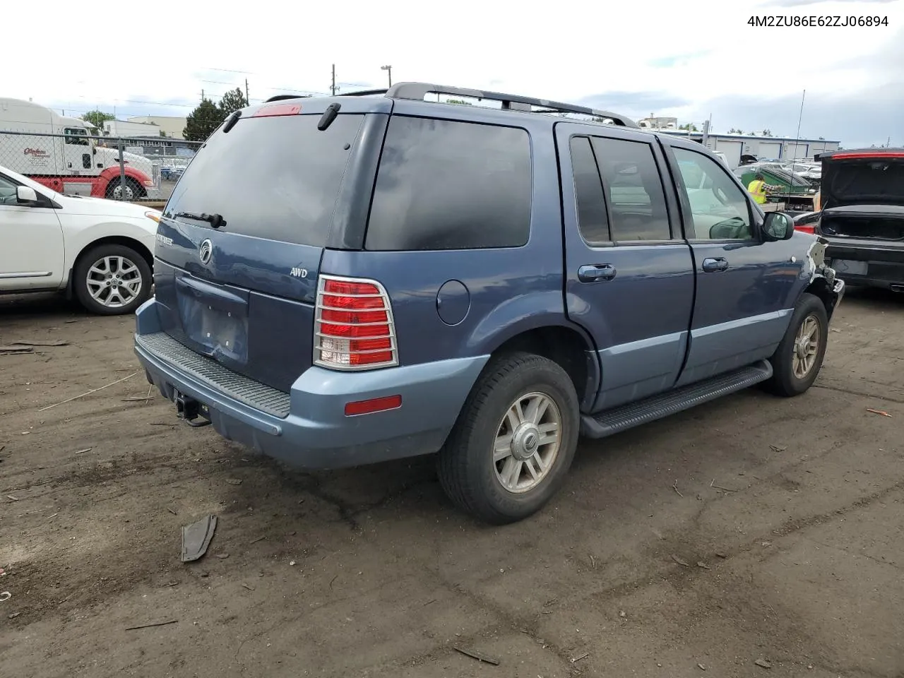 2002 Mercury Mountaineer VIN: 4M2ZU86E62ZJ06894 Lot: 56680624