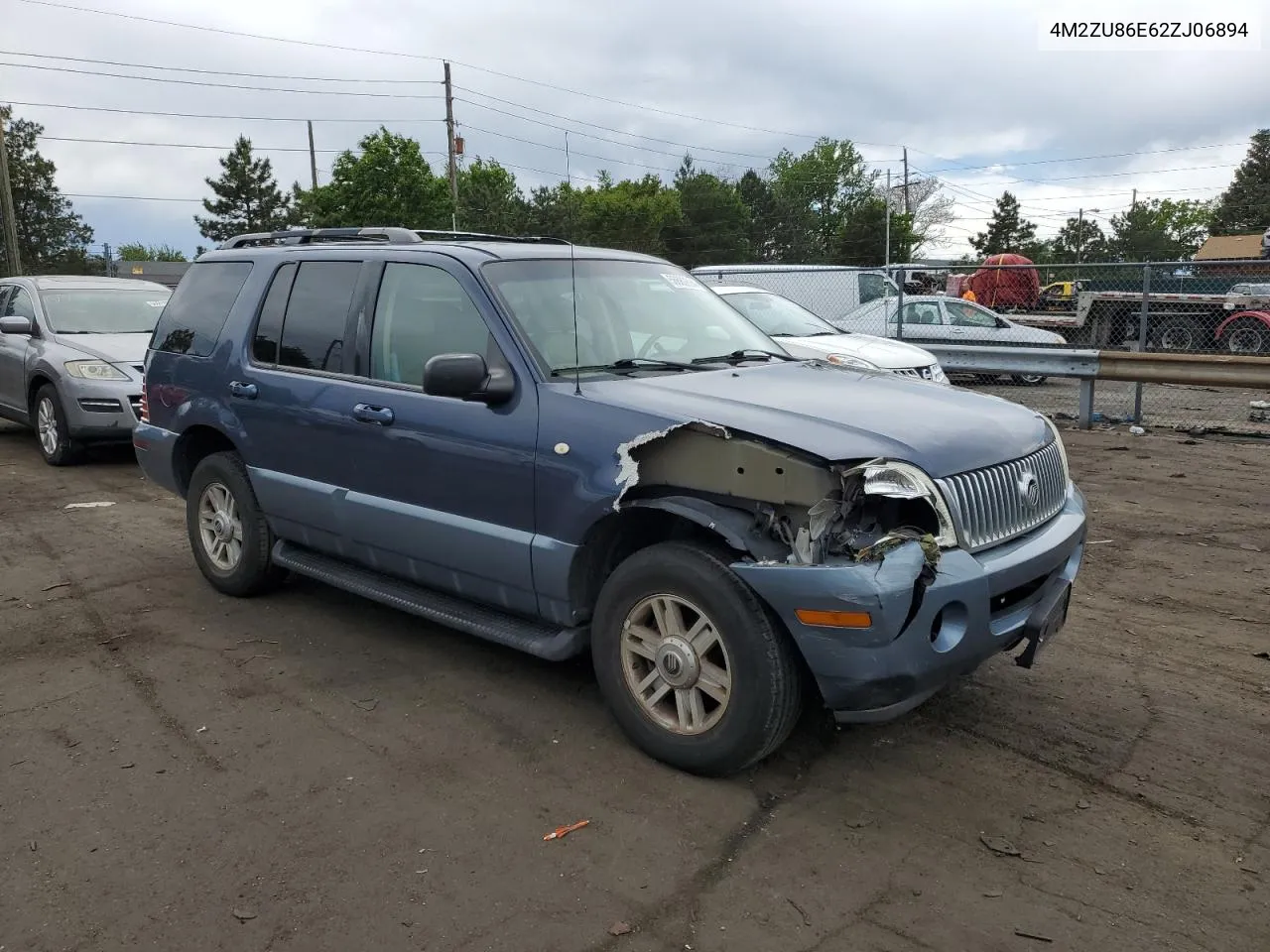 2002 Mercury Mountaineer VIN: 4M2ZU86E62ZJ06894 Lot: 56680624