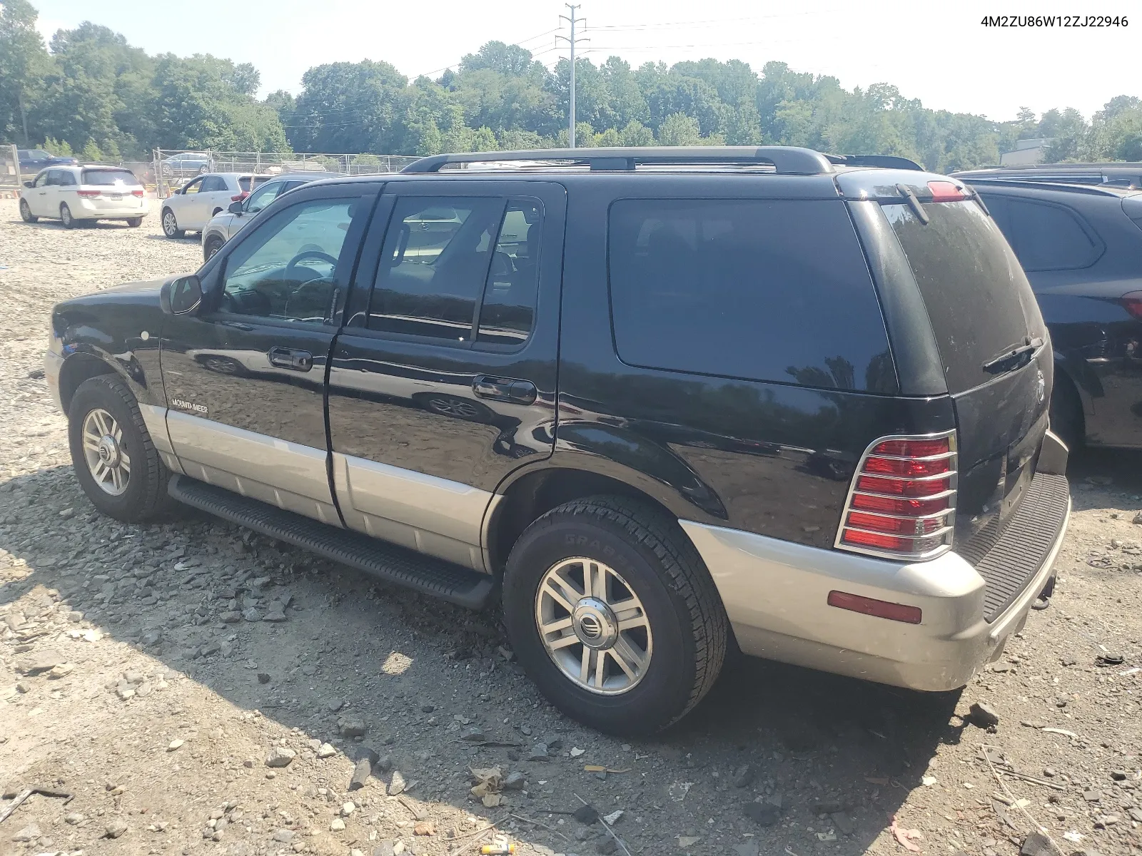 2002 Mercury Mountaineer VIN: 4M2ZU86W12ZJ22946 Lot: 65811424