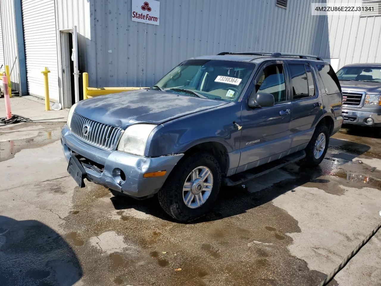 2002 Mercury Mountaineer VIN: 4M2ZU86E22ZJ31341 Lot: 73288364