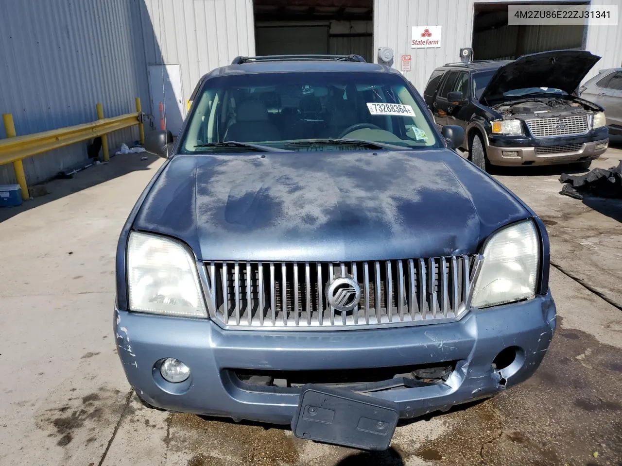 2002 Mercury Mountaineer VIN: 4M2ZU86E22ZJ31341 Lot: 73288364