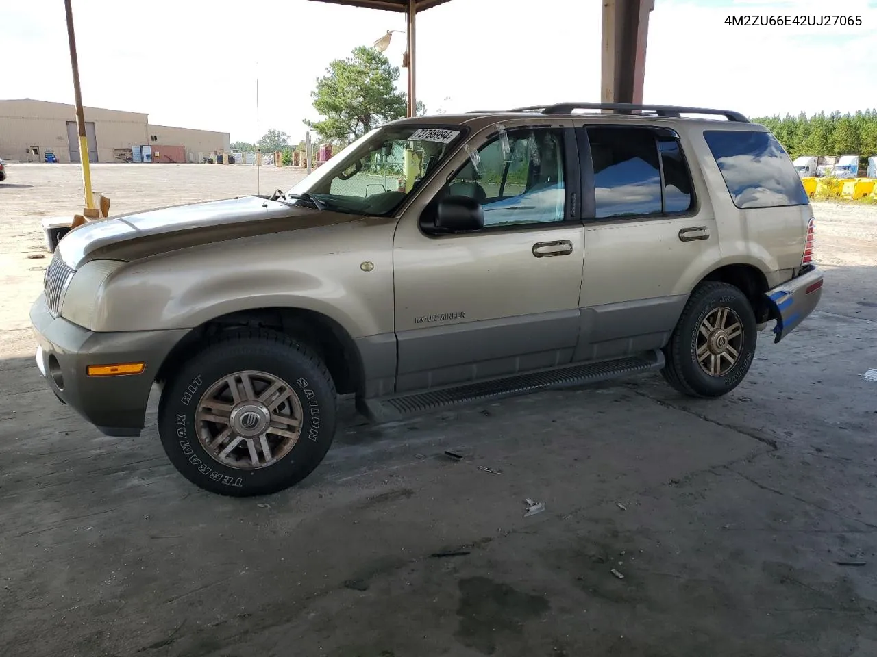 2002 Mercury Mountaineer VIN: 4M2ZU66E42UJ27065 Lot: 73788994