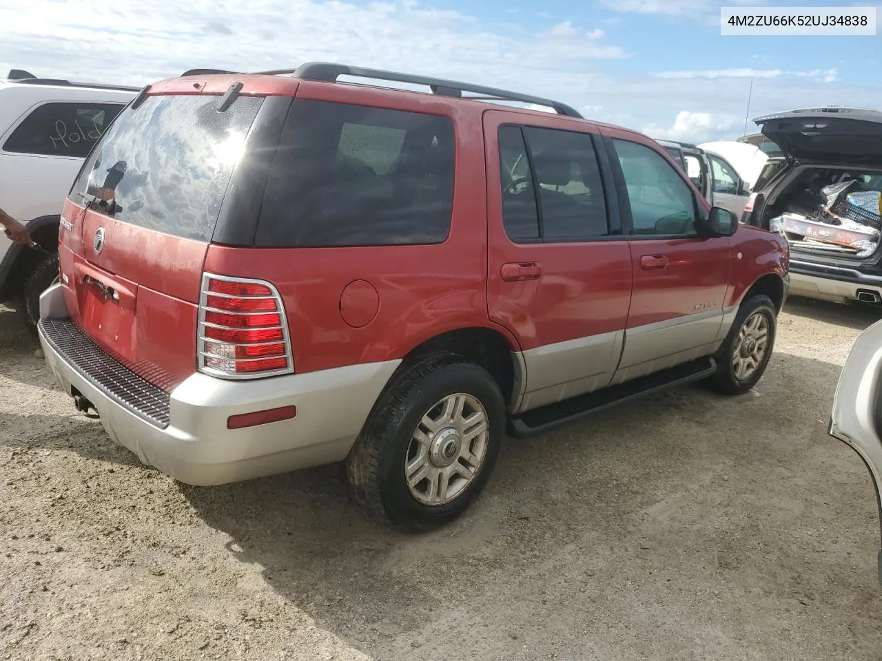 2002 Mercury Mountaineer VIN: 4M2ZU66K52UJ34838 Lot: 74666154