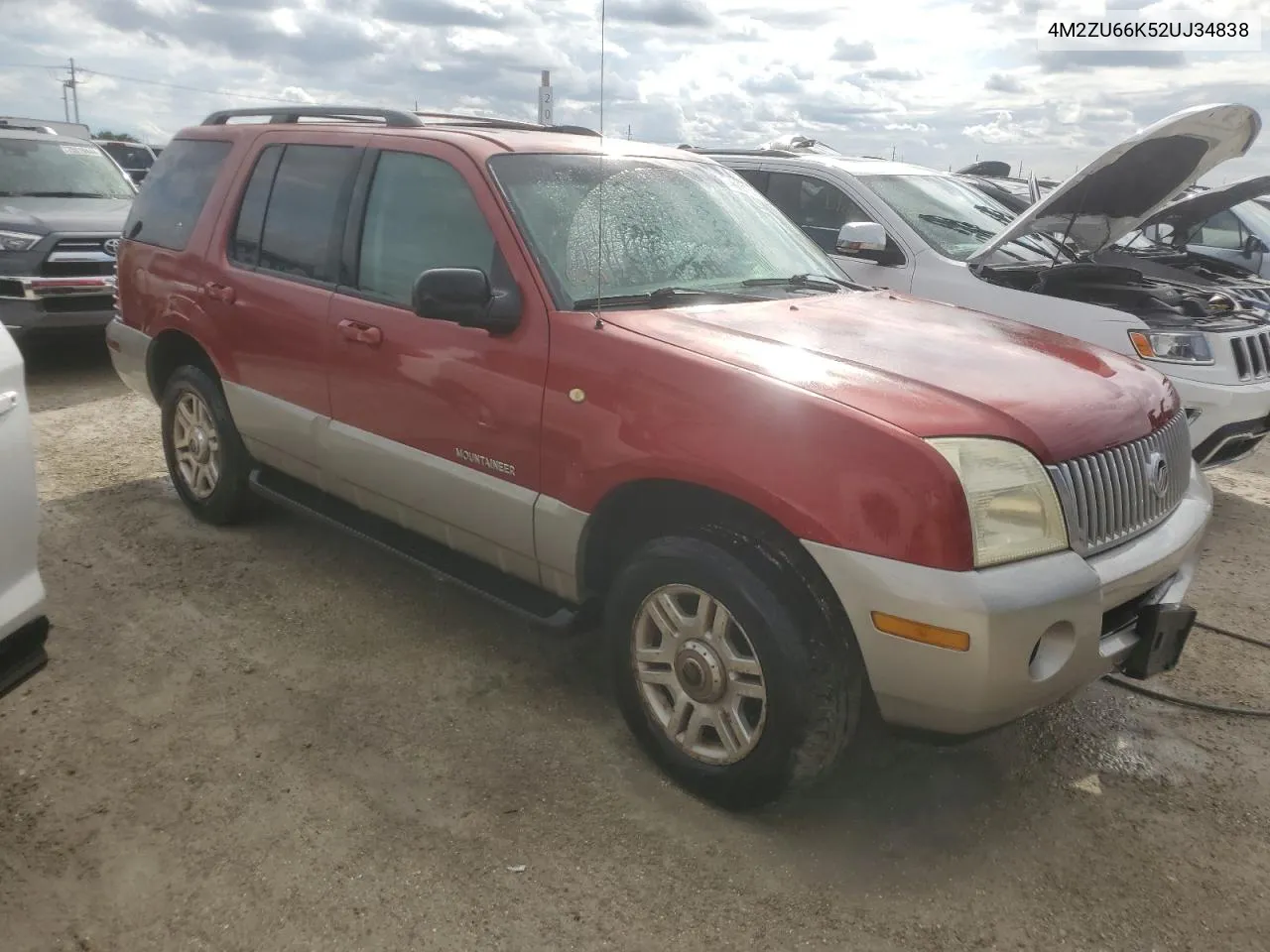 2002 Mercury Mountaineer VIN: 4M2ZU66K52UJ34838 Lot: 74666154