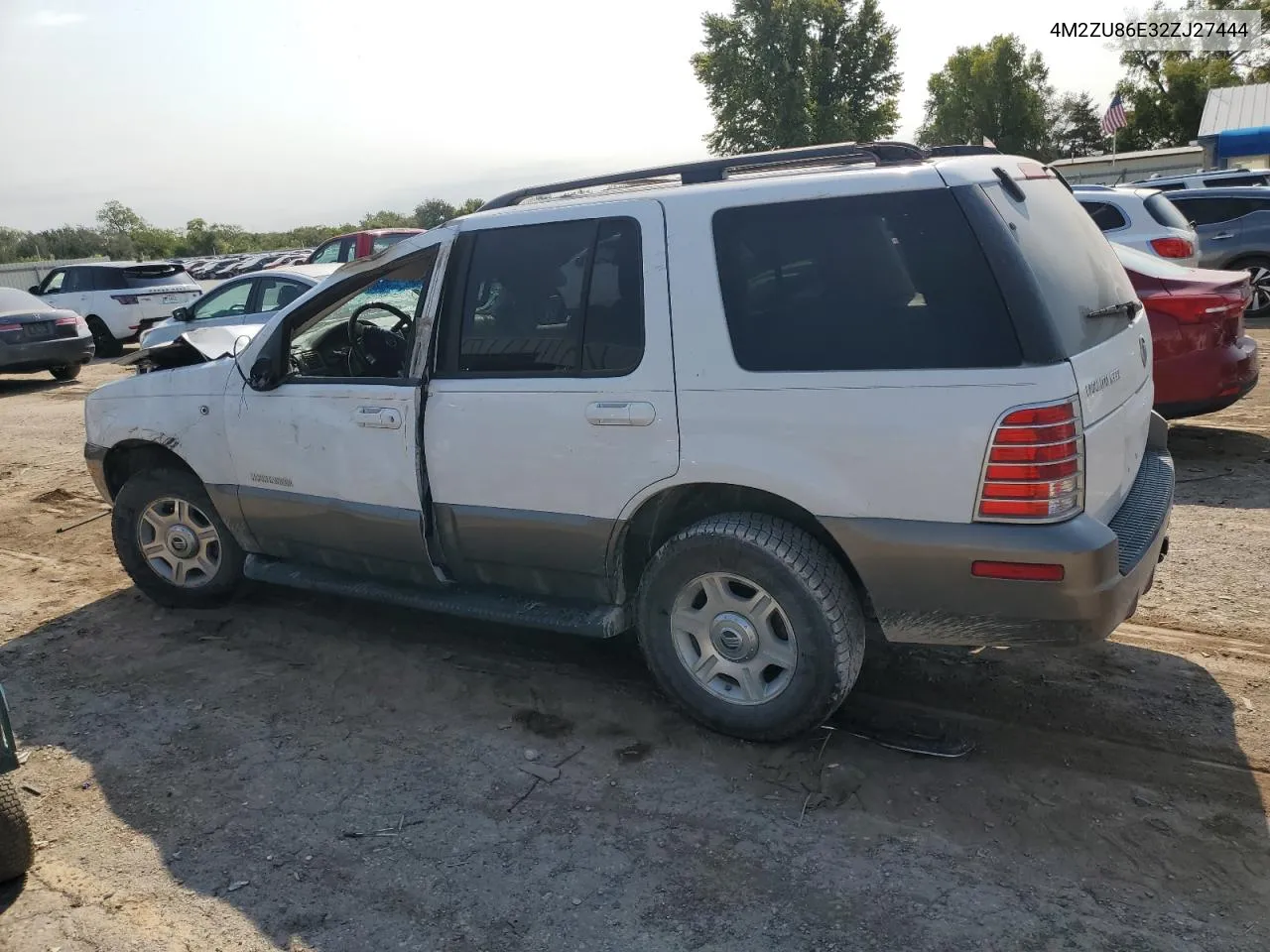 2002 Mercury Mountaineer VIN: 4M2ZU86E32ZJ27444 Lot: 75109744