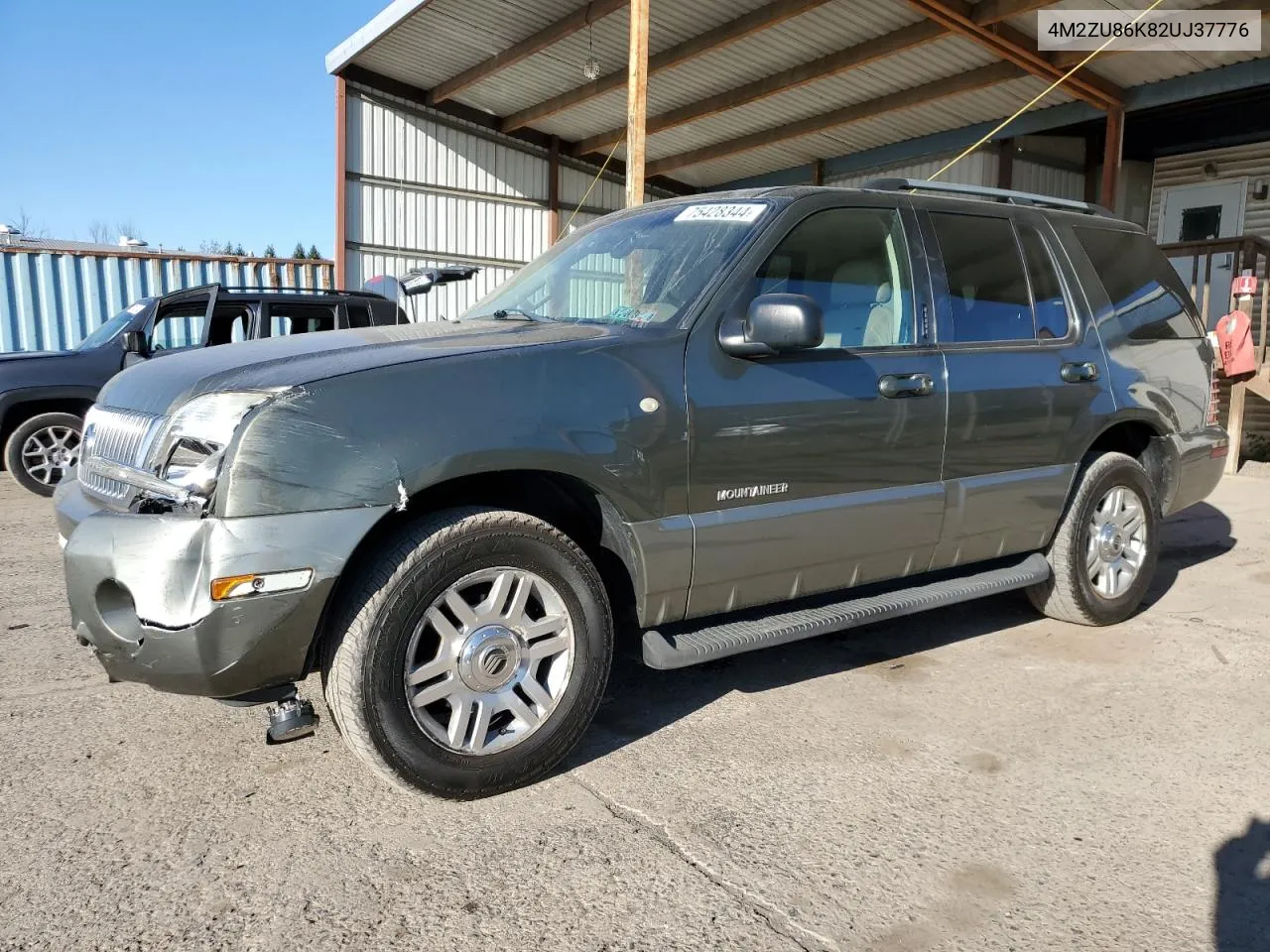 2002 Mercury Mountaineer VIN: 4M2ZU86K82UJ37776 Lot: 75428344