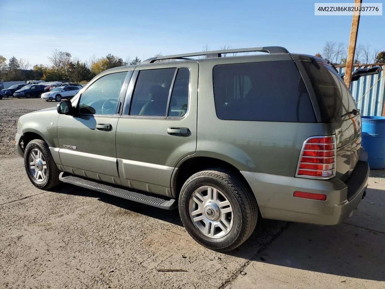 2002 Mercury Mountaineer VIN: 4M2ZU86K82UJ37776 Lot: 75428344