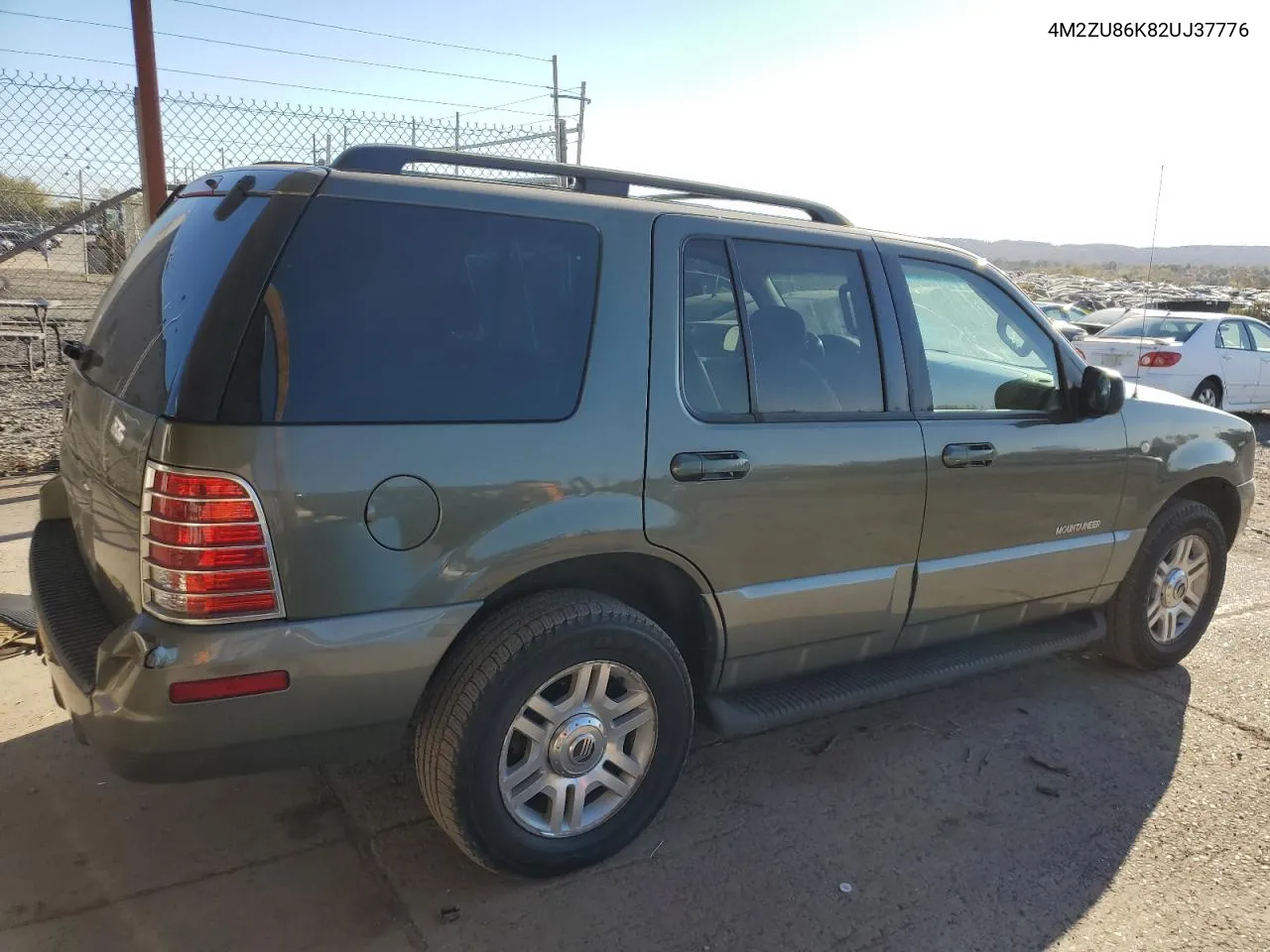 2002 Mercury Mountaineer VIN: 4M2ZU86K82UJ37776 Lot: 75428344