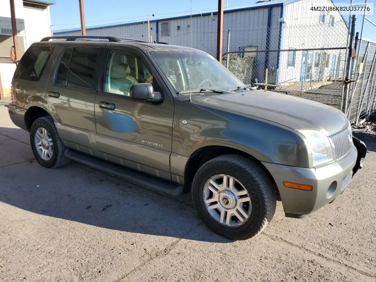 2002 Mercury Mountaineer VIN: 4M2ZU86K82UJ37776 Lot: 75428344