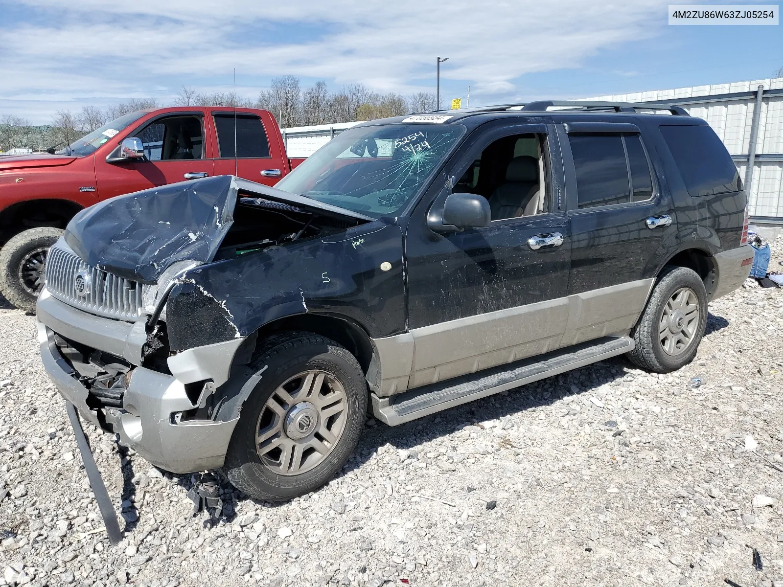 2003 Mercury Mountaineer VIN: 4M2ZU86W63ZJ05254 Lot: 47056934