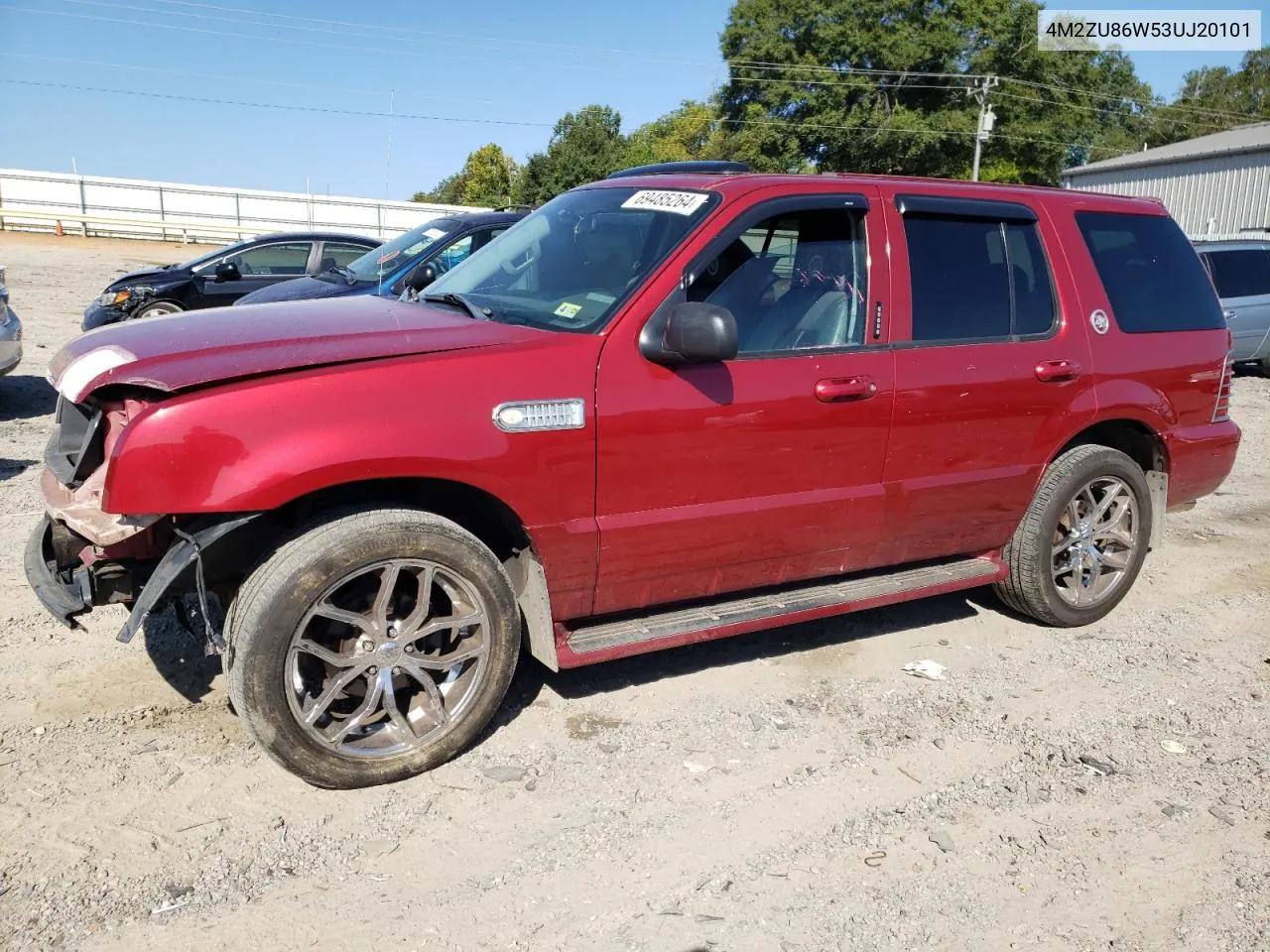 2003 Mercury Mountaineer VIN: 4M2ZU86W53UJ20101 Lot: 69485264