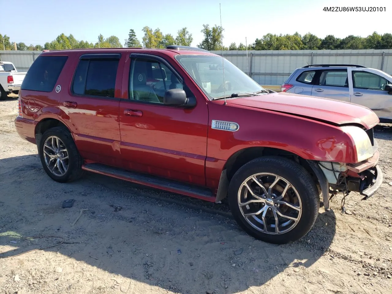 2003 Mercury Mountaineer VIN: 4M2ZU86W53UJ20101 Lot: 69485264