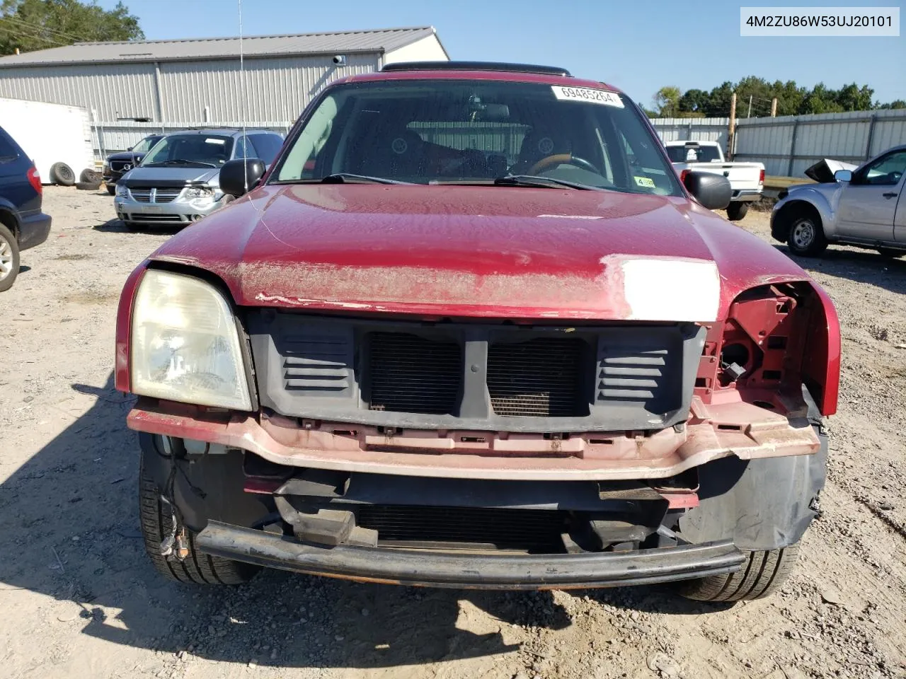 2003 Mercury Mountaineer VIN: 4M2ZU86W53UJ20101 Lot: 69485264