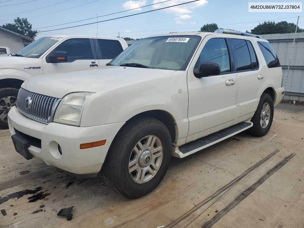 2003 Mercury Mountaineer VIN: 4M2DU86W73ZJ37804 Lot: 69507654