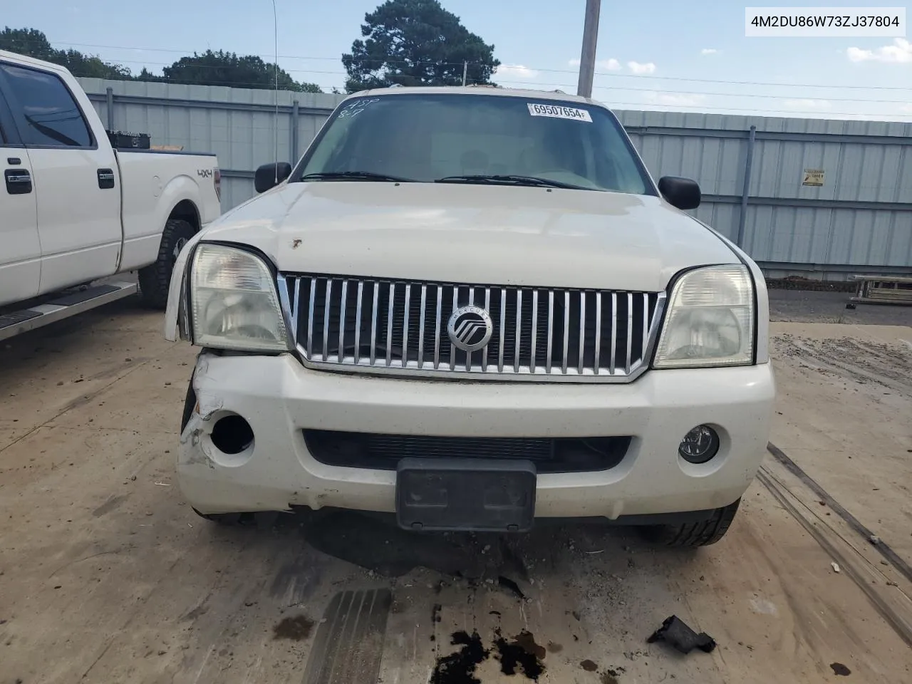 2003 Mercury Mountaineer VIN: 4M2DU86W73ZJ37804 Lot: 69507654