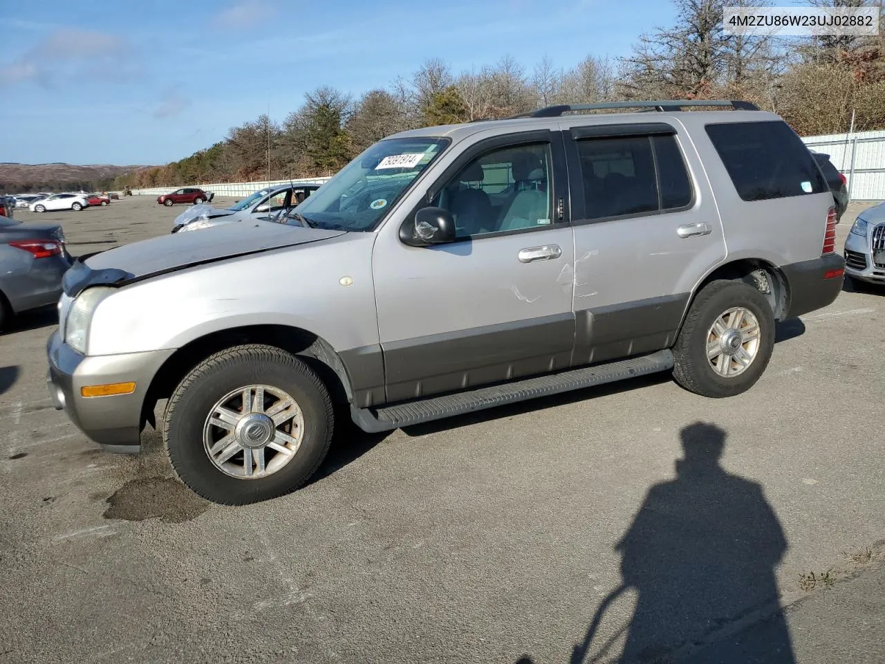 2003 Mercury Mountaineer VIN: 4M2ZU86W23UJ02882 Lot: 79391914