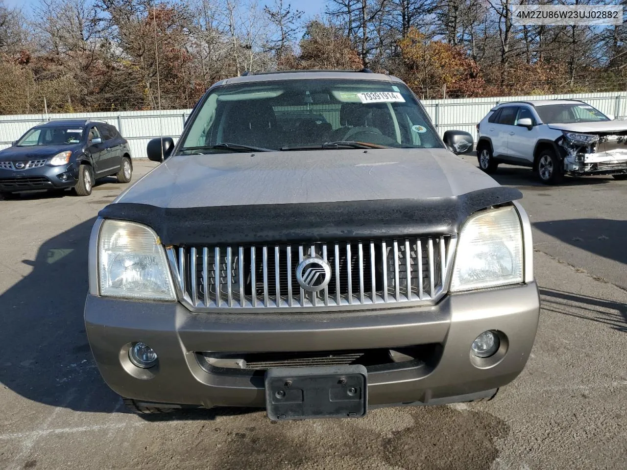 2003 Mercury Mountaineer VIN: 4M2ZU86W23UJ02882 Lot: 79391914