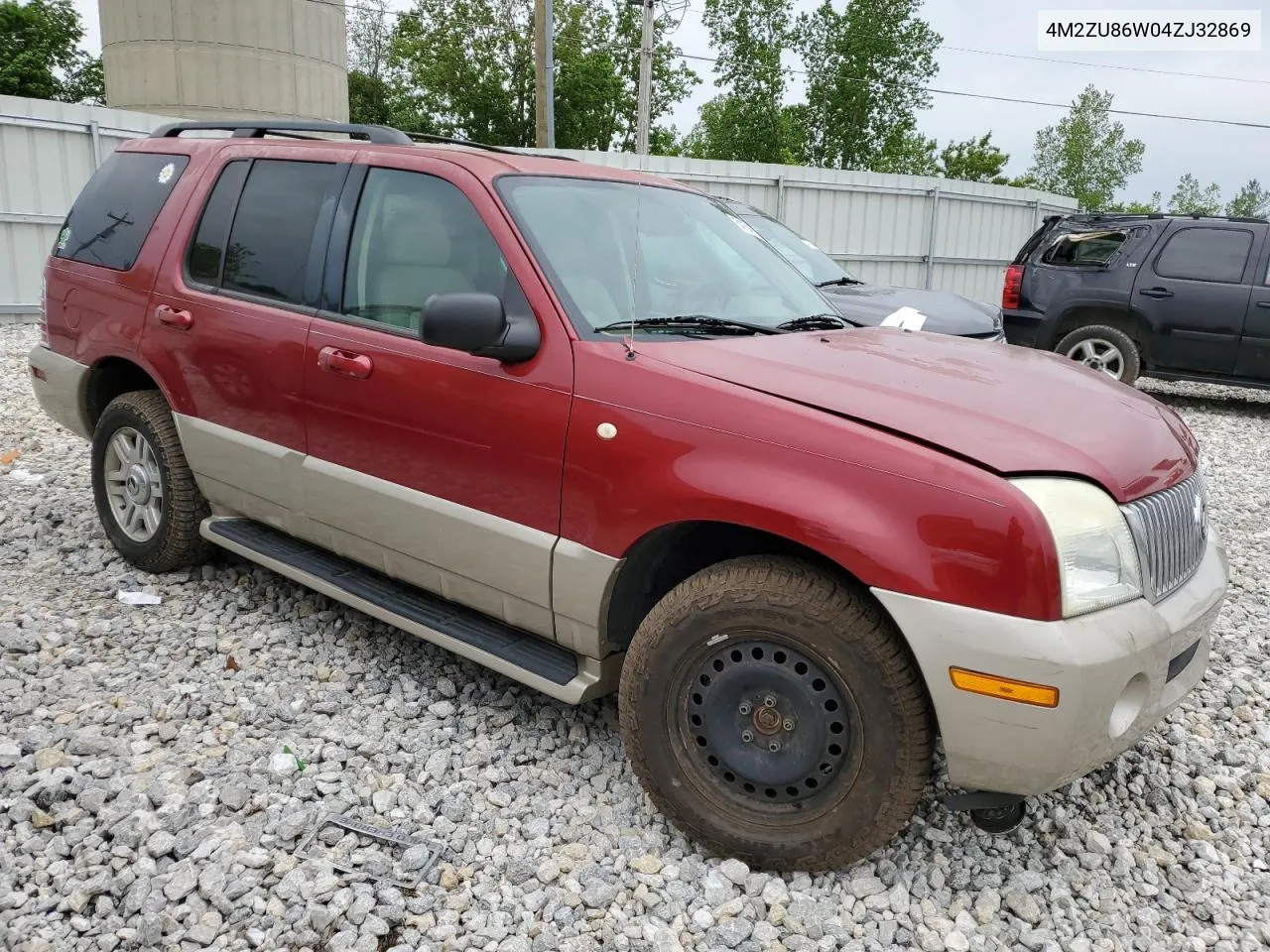 2004 Mercury Mountaineer VIN: 4M2ZU86W04ZJ32869 Lot: 54154174