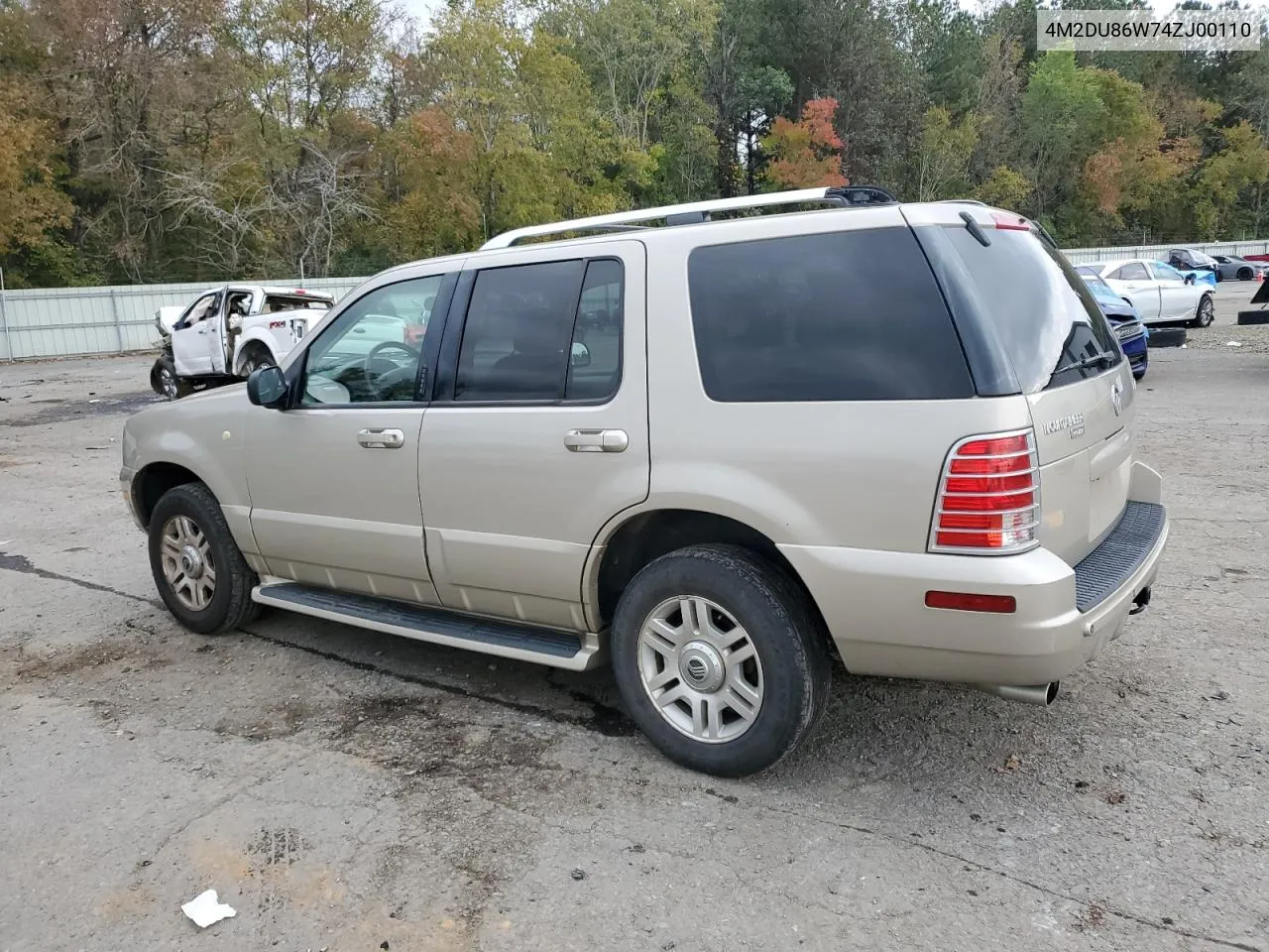 2004 Mercury Mountaineer VIN: 4M2DU86W74ZJ00110 Lot: 60082804