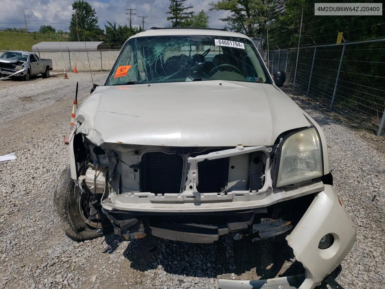 2004 Mercury Mountaineer VIN: 4M2DU86W64ZJ20400 Lot: 64601794