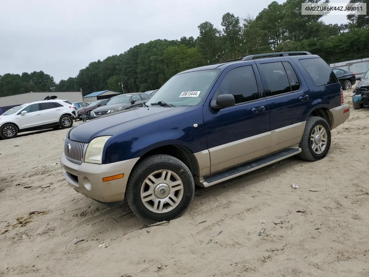 2004 Mercury Mountaineer VIN: 4M2ZU86K44ZJ49011 Lot: 69615444