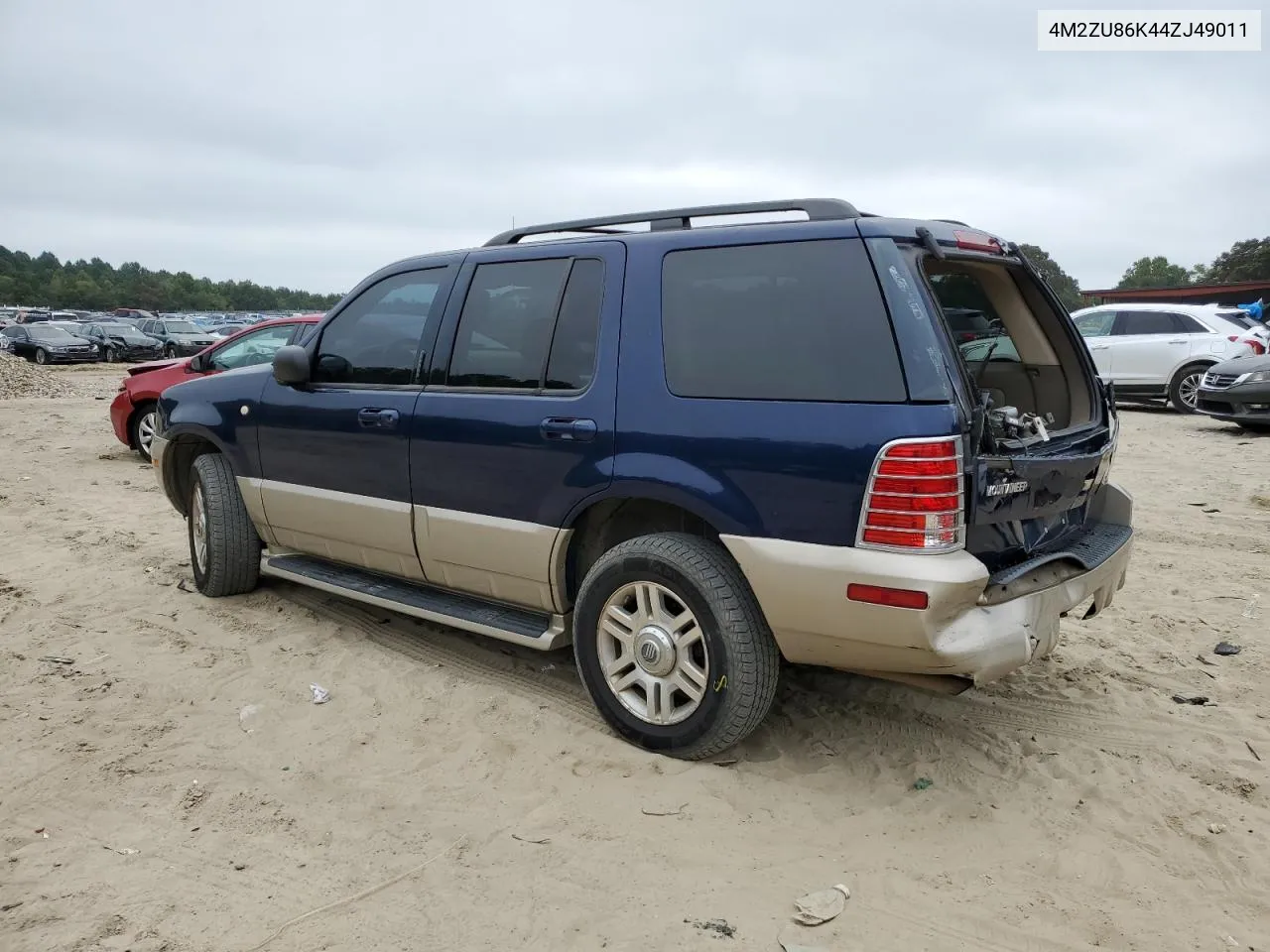 2004 Mercury Mountaineer VIN: 4M2ZU86K44ZJ49011 Lot: 69615444