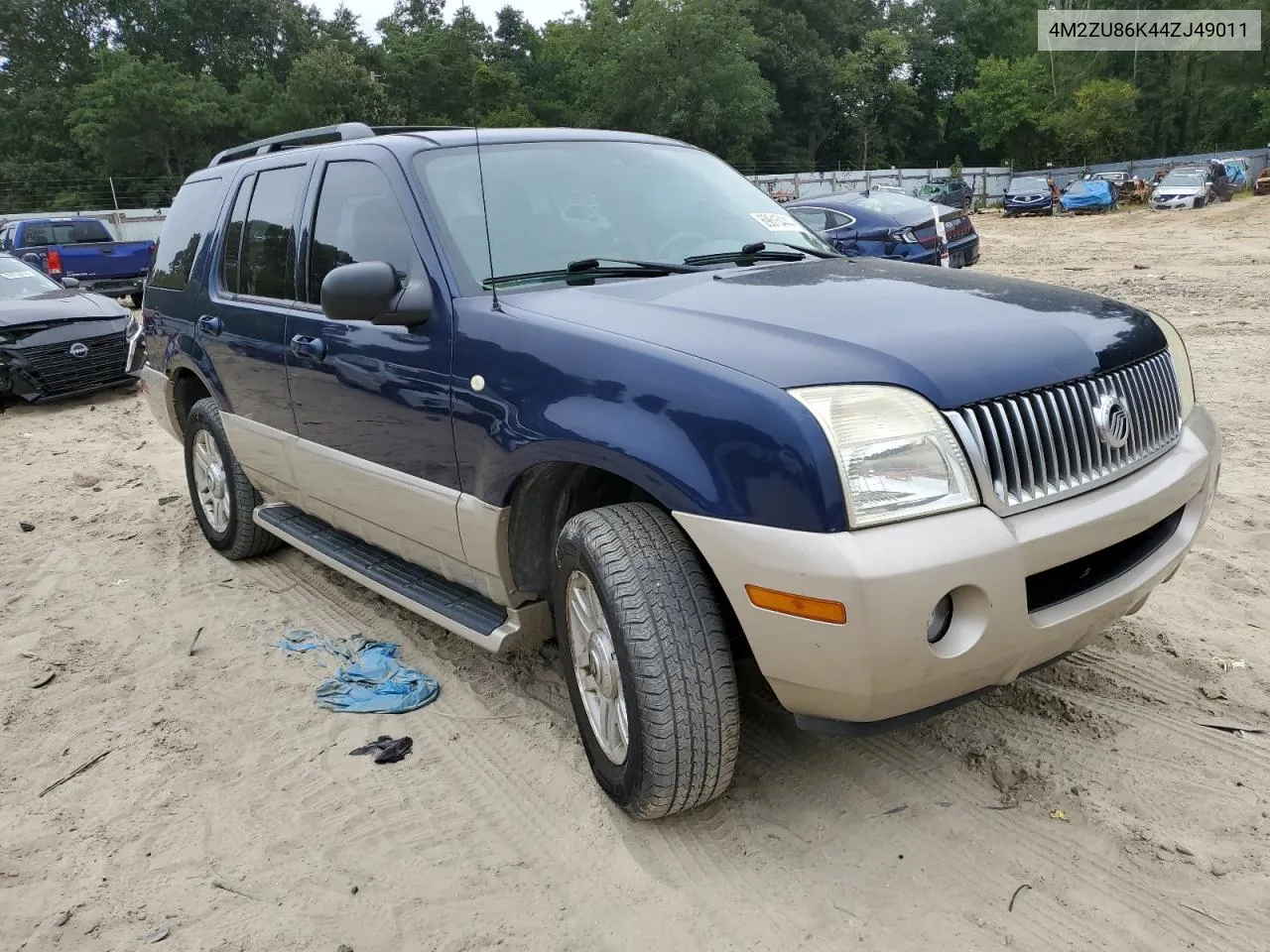 2004 Mercury Mountaineer VIN: 4M2ZU86K44ZJ49011 Lot: 69615444