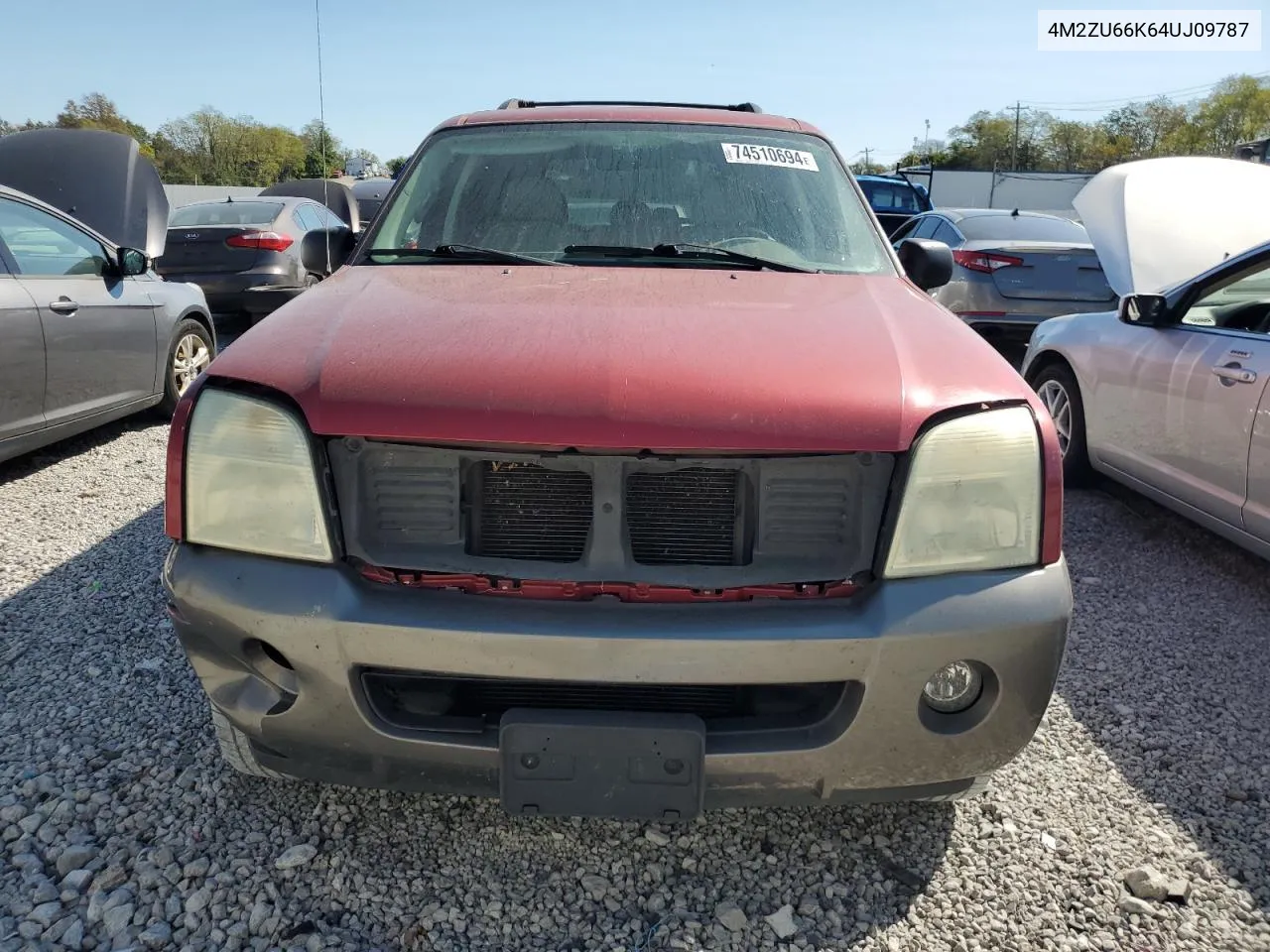 2004 Mercury Mountaineer VIN: 4M2ZU66K64UJ09787 Lot: 74510694