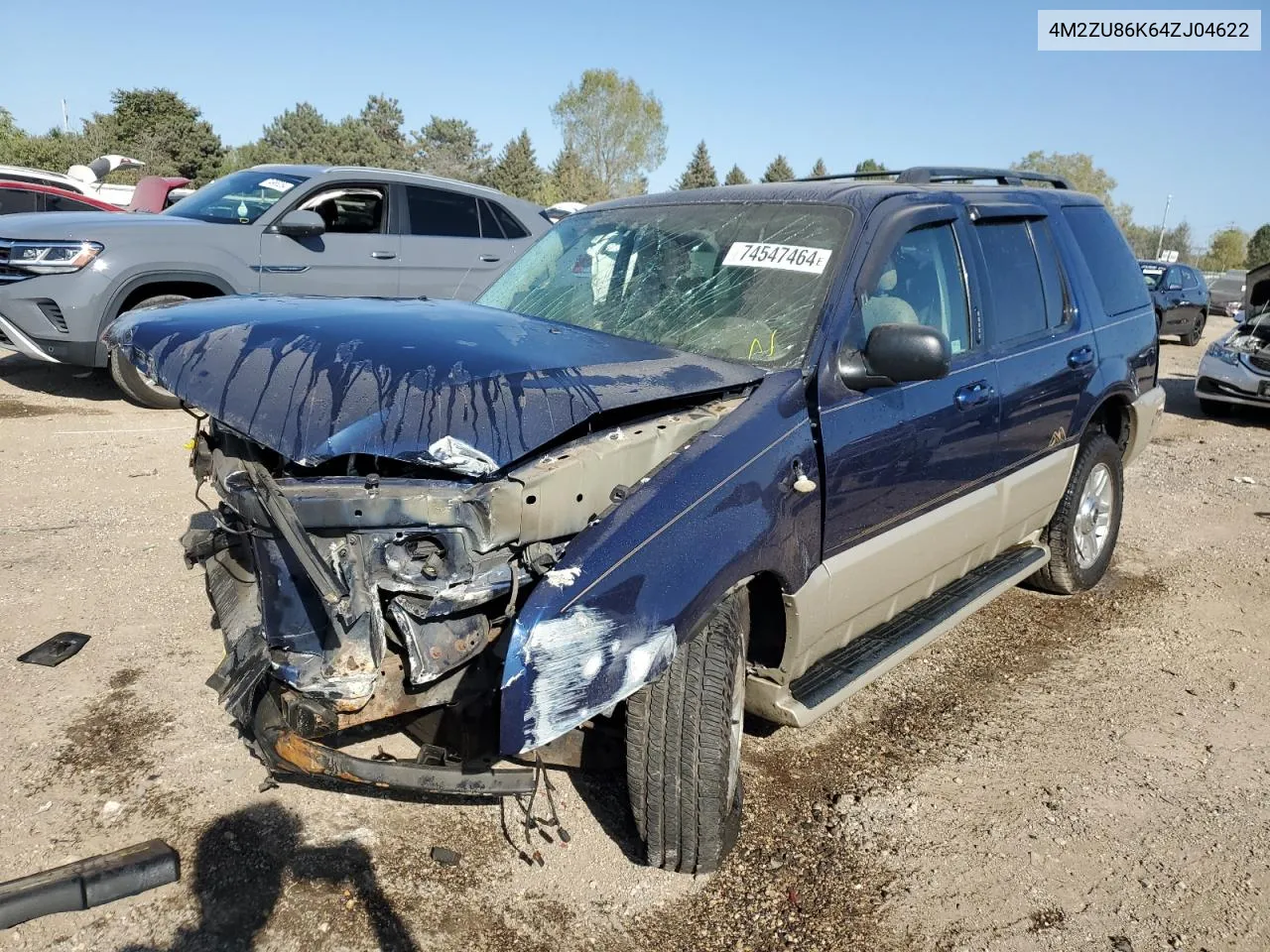 2004 Mercury Mountaineer VIN: 4M2ZU86K64ZJ04622 Lot: 74547464