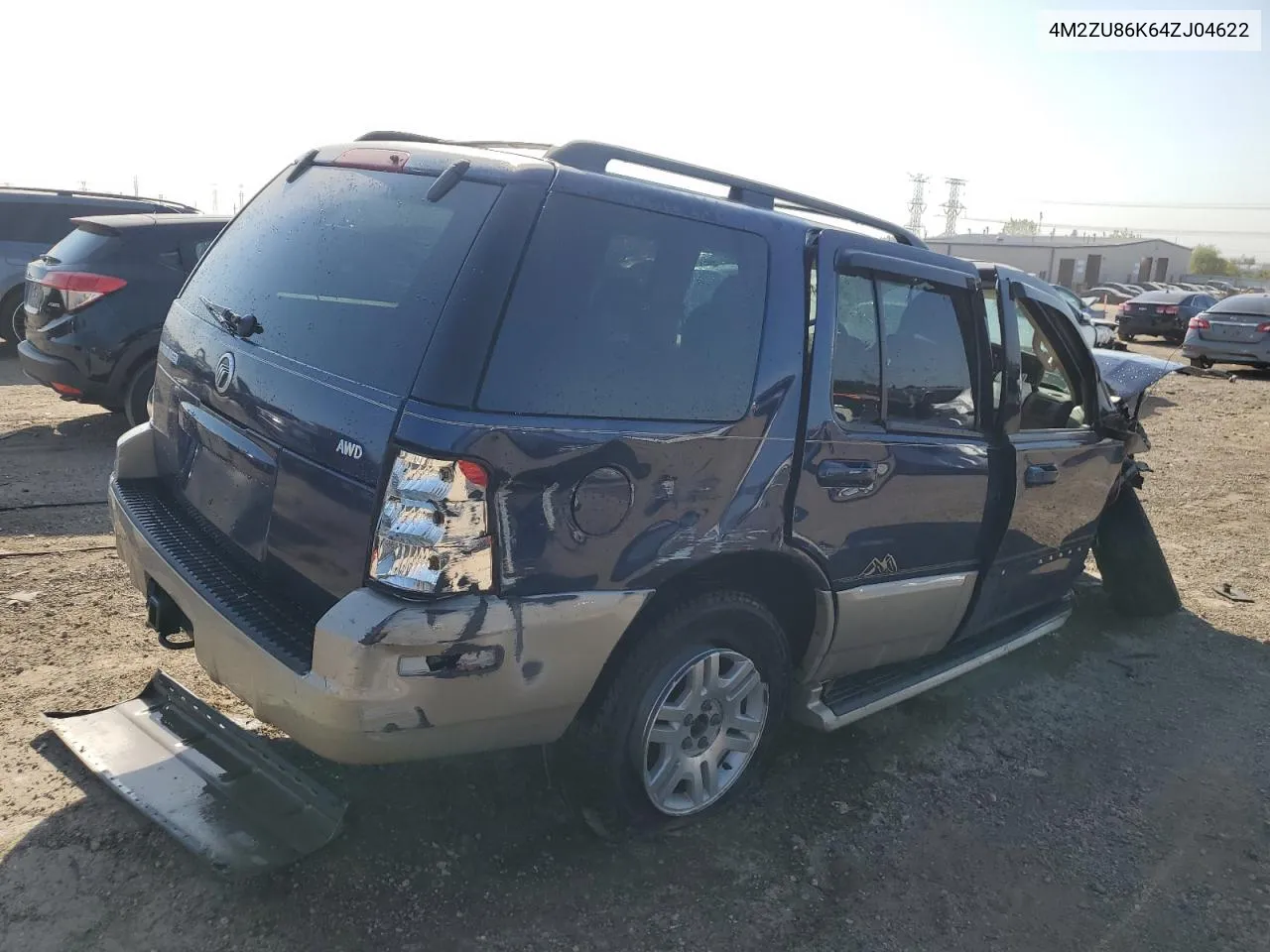 2004 Mercury Mountaineer VIN: 4M2ZU86K64ZJ04622 Lot: 74547464