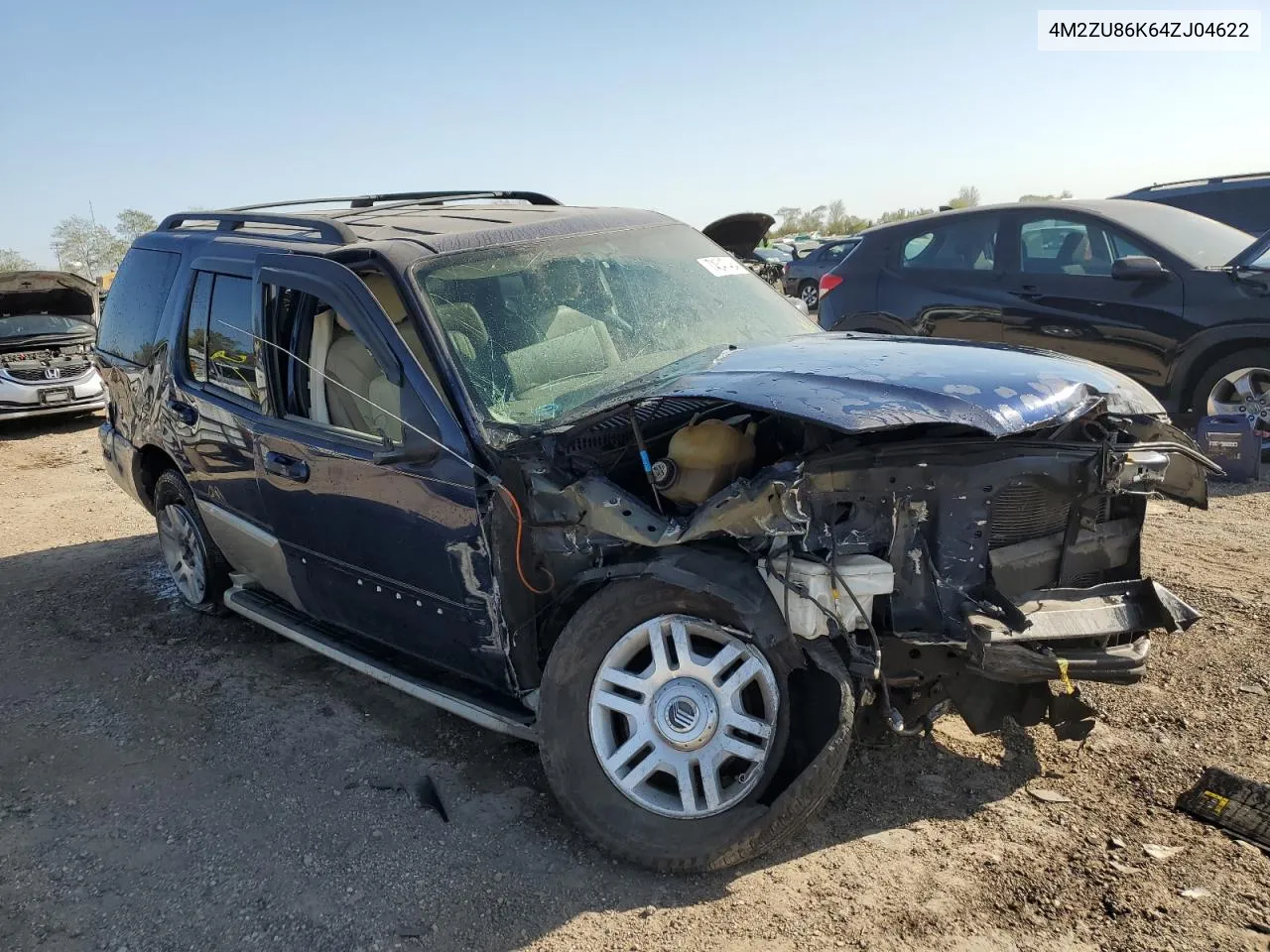 2004 Mercury Mountaineer VIN: 4M2ZU86K64ZJ04622 Lot: 74547464