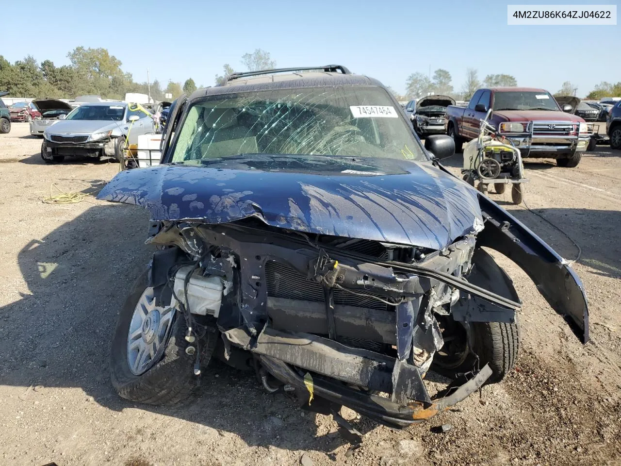 2004 Mercury Mountaineer VIN: 4M2ZU86K64ZJ04622 Lot: 74547464