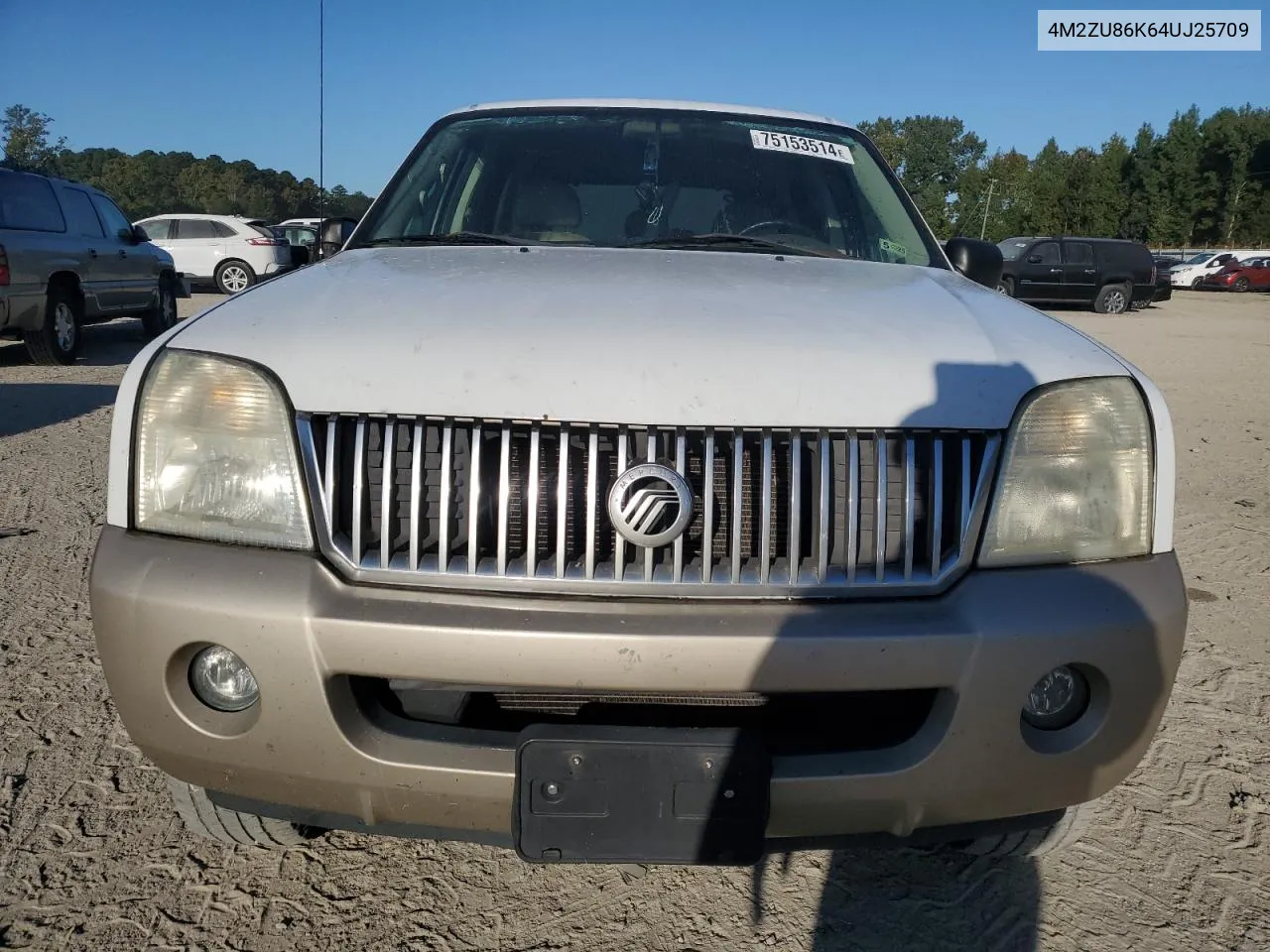 2004 Mercury Mountaineer VIN: 4M2ZU86K64UJ25709 Lot: 75153514