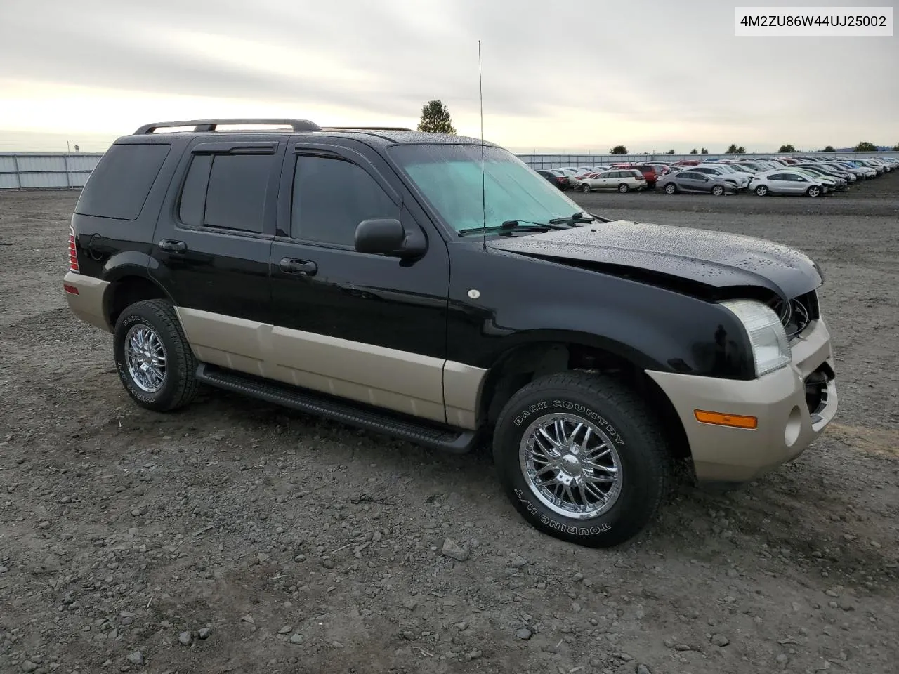 2004 Mercury Mountaineer VIN: 4M2ZU86W44UJ25002 Lot: 76588254