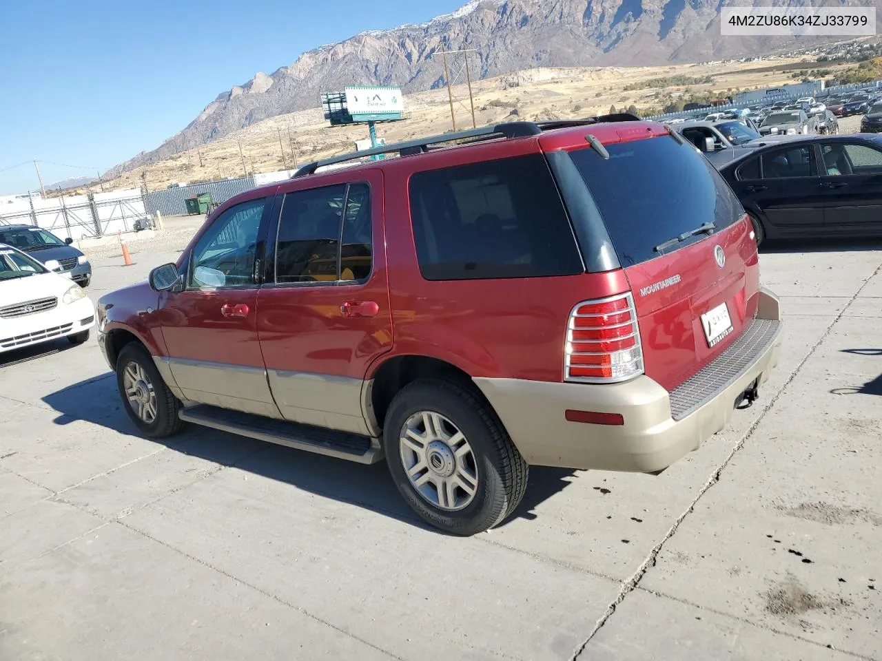 2004 Mercury Mountaineer VIN: 4M2ZU86K34ZJ33799 Lot: 80166614