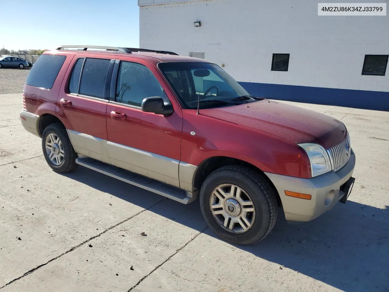 2004 Mercury Mountaineer VIN: 4M2ZU86K34ZJ33799 Lot: 80166614