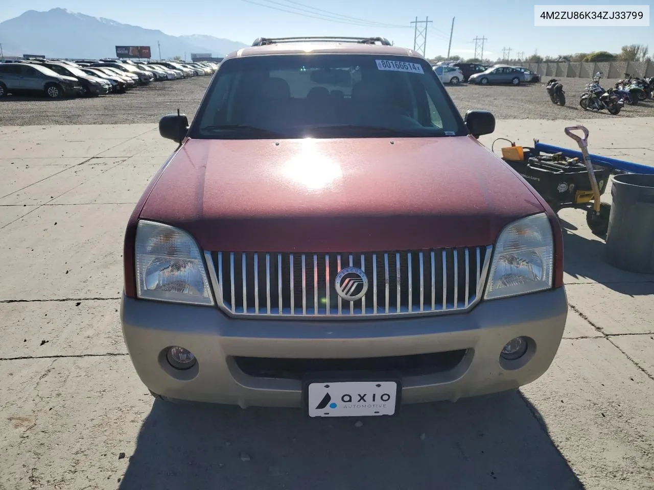 2004 Mercury Mountaineer VIN: 4M2ZU86K34ZJ33799 Lot: 80166614