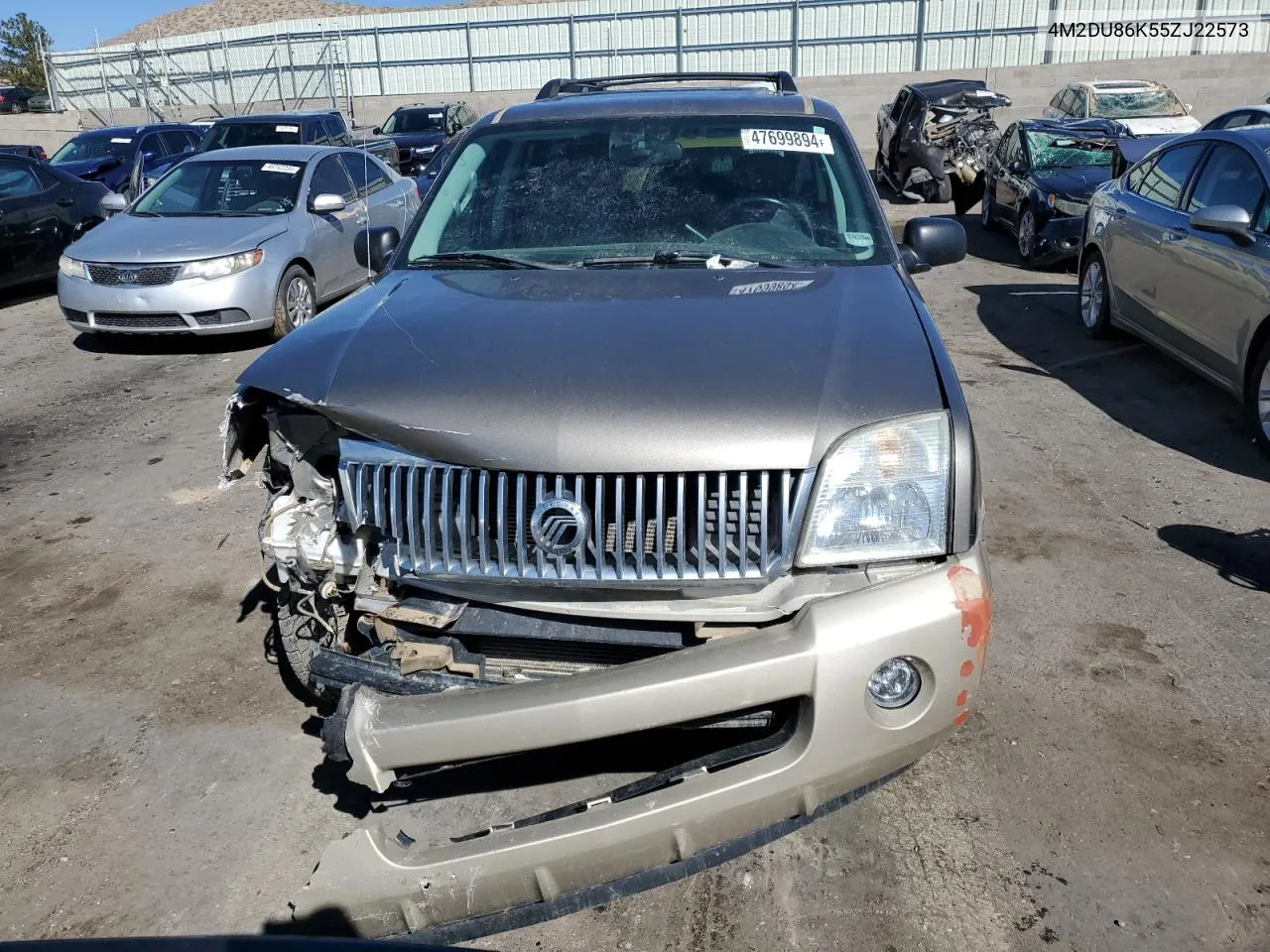 4M2DU86K55ZJ22573 2005 Mercury Mountaineer