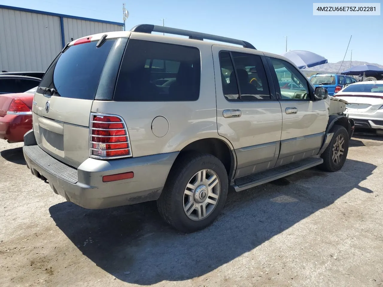 2005 Mercury Mountaineer VIN: 4M2ZU66E75ZJ02281 Lot: 56098994