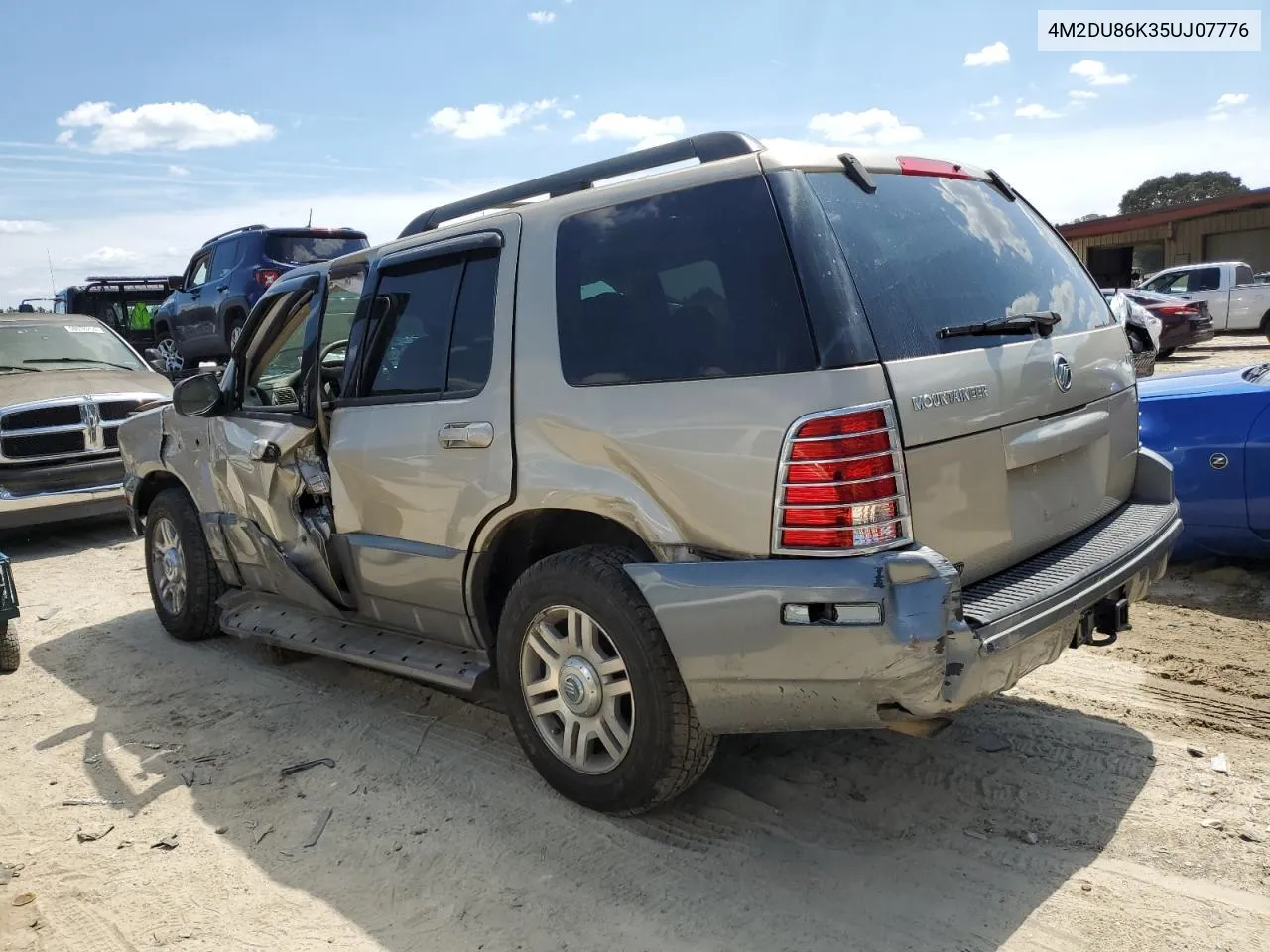 2005 Mercury Mountaineer VIN: 4M2DU86K35UJ07776 Lot: 68299954