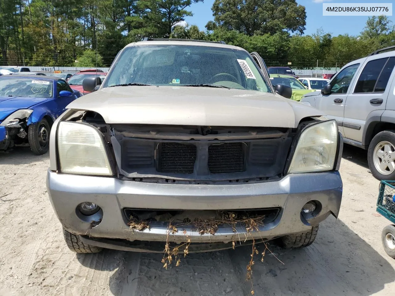 2005 Mercury Mountaineer VIN: 4M2DU86K35UJ07776 Lot: 68299954