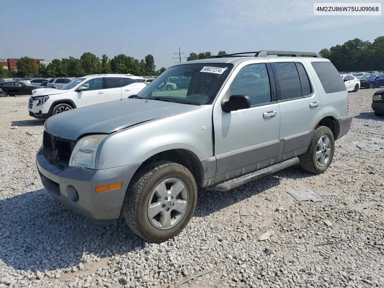 2005 Mercury Mountaineer VIN: 4M2ZU86W75UJ09068 Lot: 68627274