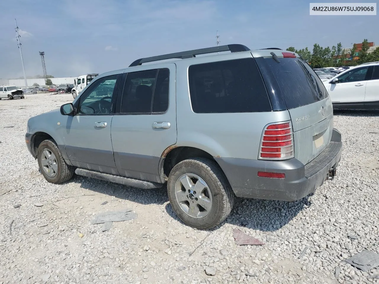 2005 Mercury Mountaineer VIN: 4M2ZU86W75UJ09068 Lot: 68627274