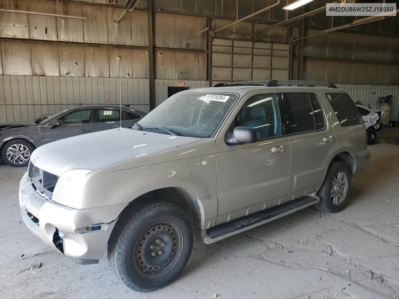 2005 Mercury Mountaineer VIN: 4M2DU86W25ZJ18550 Lot: 68828384